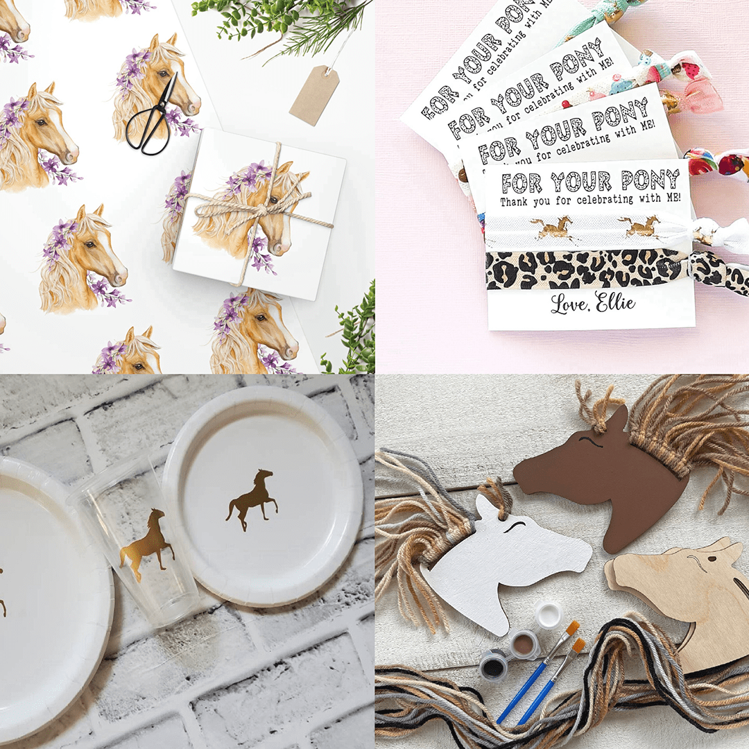A Horse-Themed Birthday Party